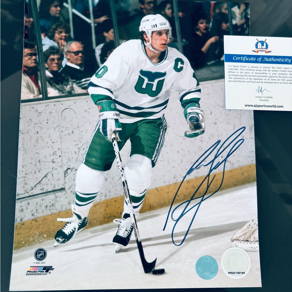 Ron Francis Autographed Photo NHL
